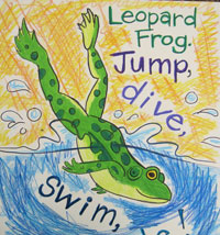 Leaping Frog Poster